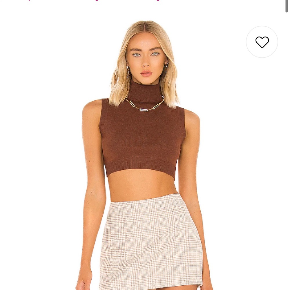 *NEW* Skylar Crop Turtleneck in Mocha